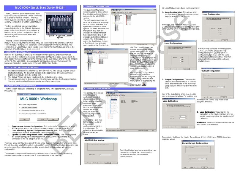 WEST MLC 9000 Plus quick start guide