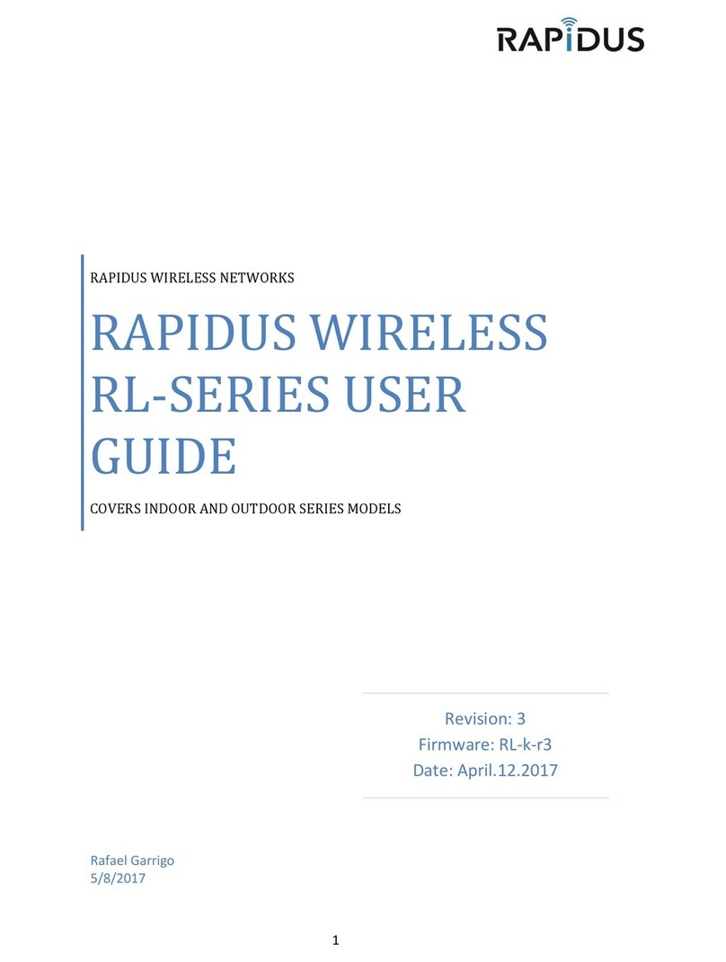 Rapidus RL series user guide Rapidus RL series user guide