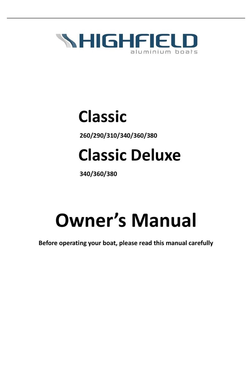 Highfield Classic 260 owner's manual
