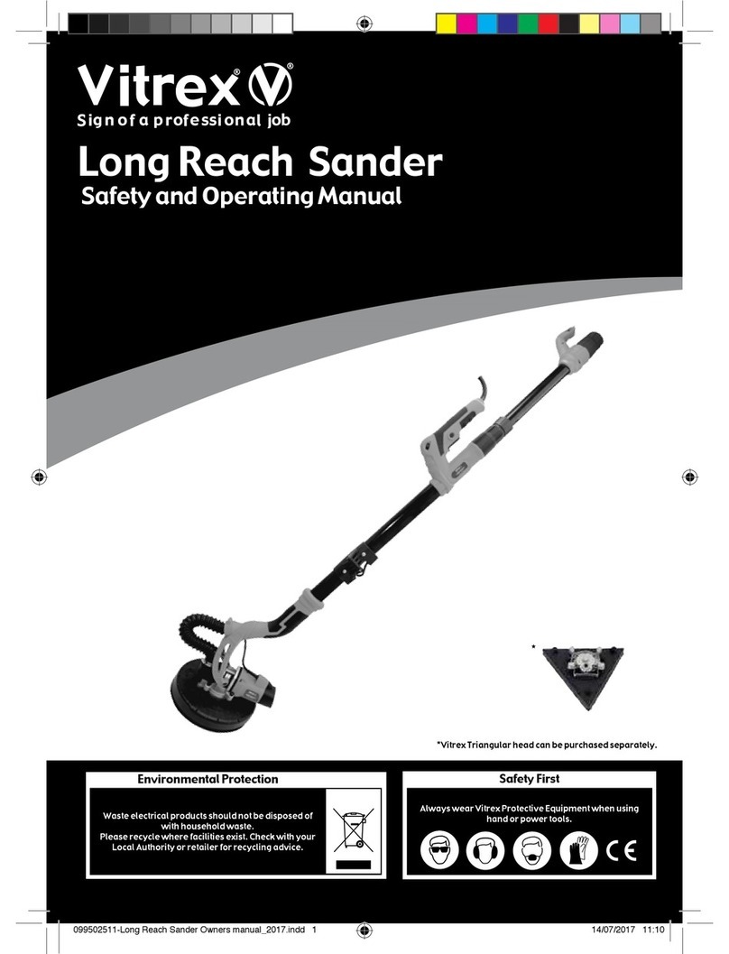 Vitrex LRS700 Safety and operating manual