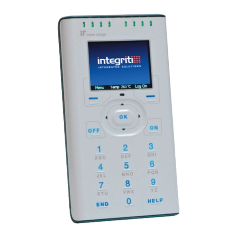 Inner Range Integriti Prisma Keypad User manual