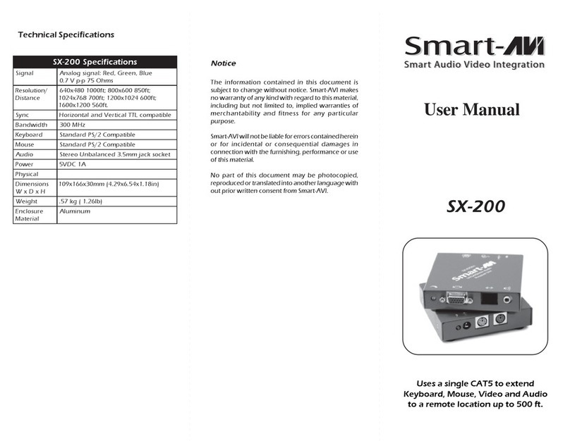 SMART-AVI SX-200 user manual