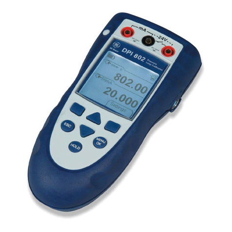 GE Druck DPI 800 User manual