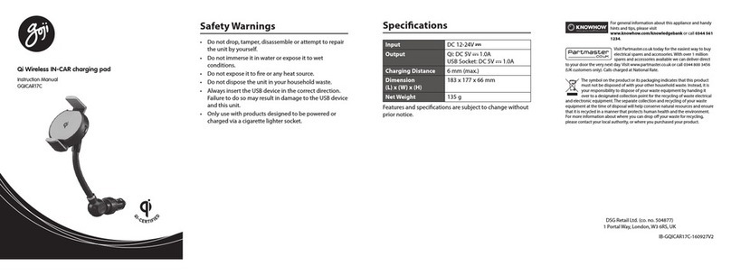Goji GQICAR17C instruction manual