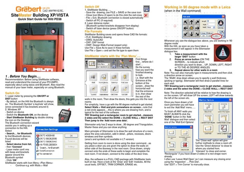 Hilti PD 38 quick start guide Hilti PD 38 quick start guide