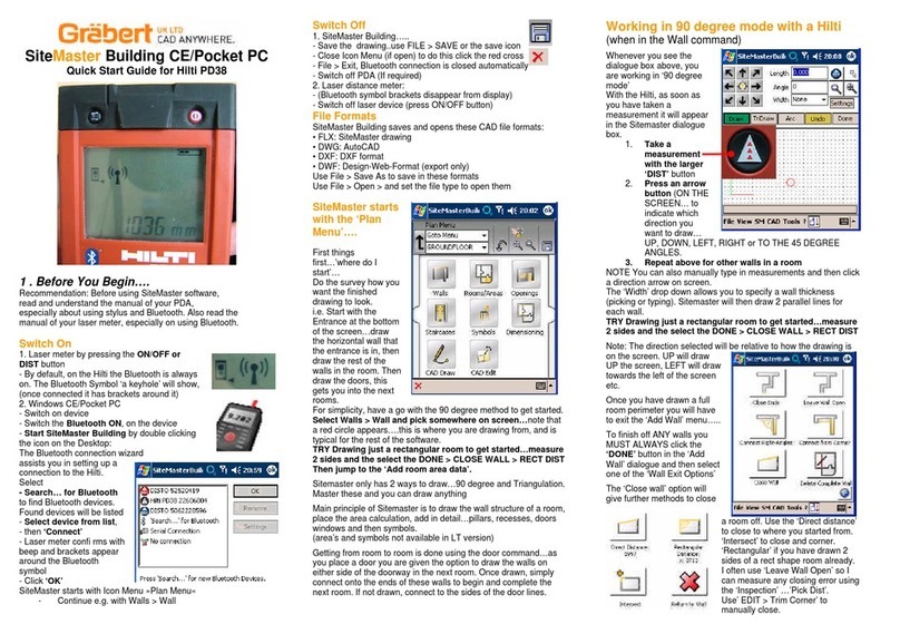 Hilti PD 38 User manual