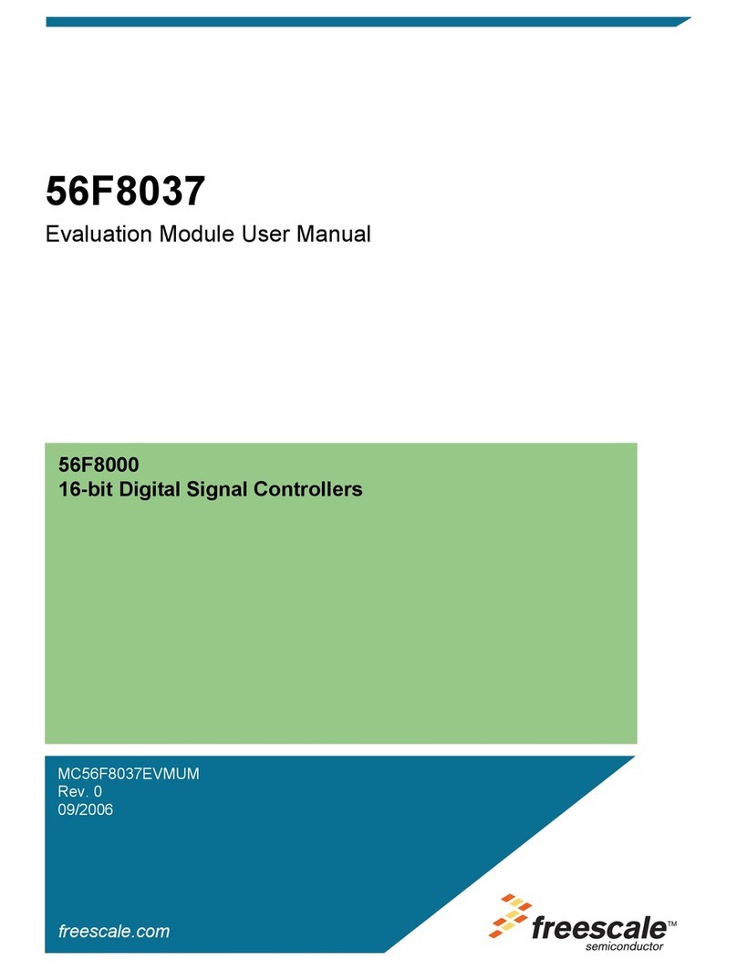 Freescale Semiconductor 56F8037 User manual