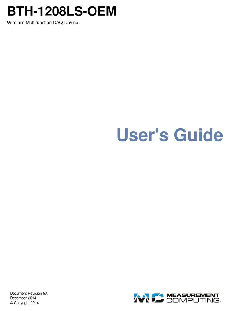 Measurement Computing BTH-1208LS-OEM User manual