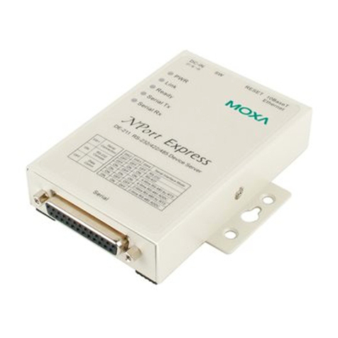 Moxa Technologies NPort Express DE-211 Quick installation guide