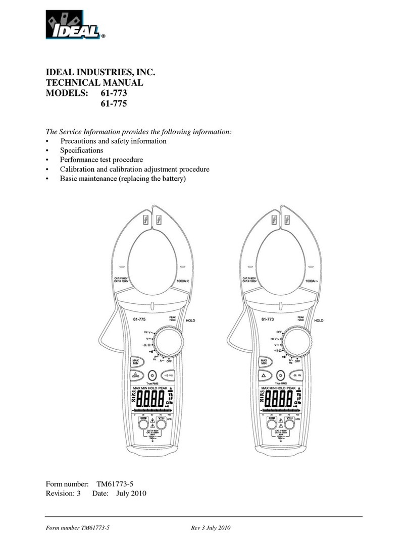 IDEAL INDUSTRIES 61-773 User manual