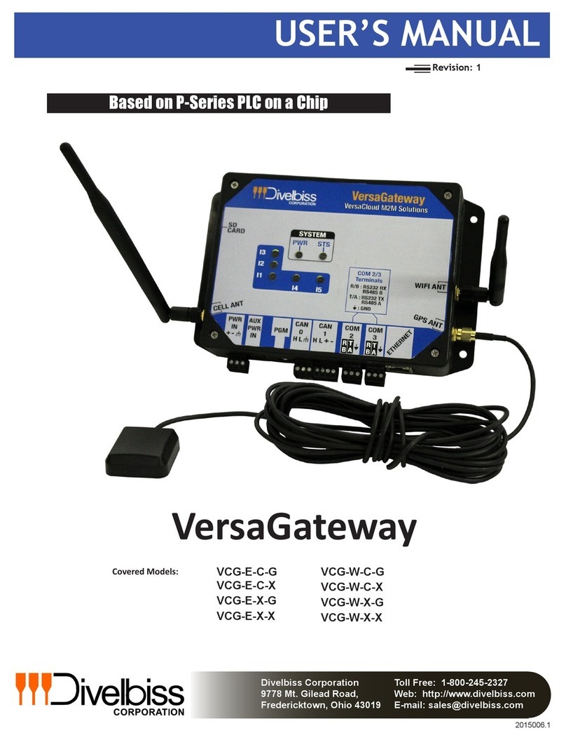 Divebiss VCG-E-C-G user manual
