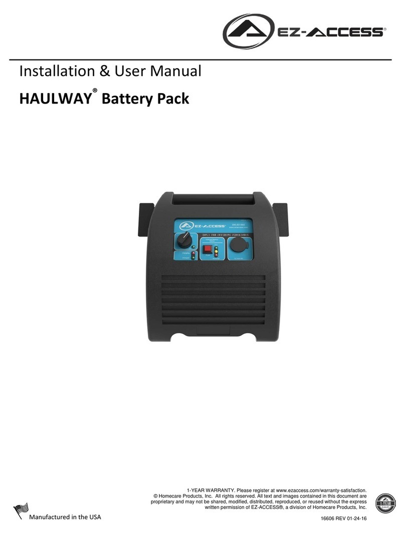 EZ-ACCESS HAULWAY Installation & user manual