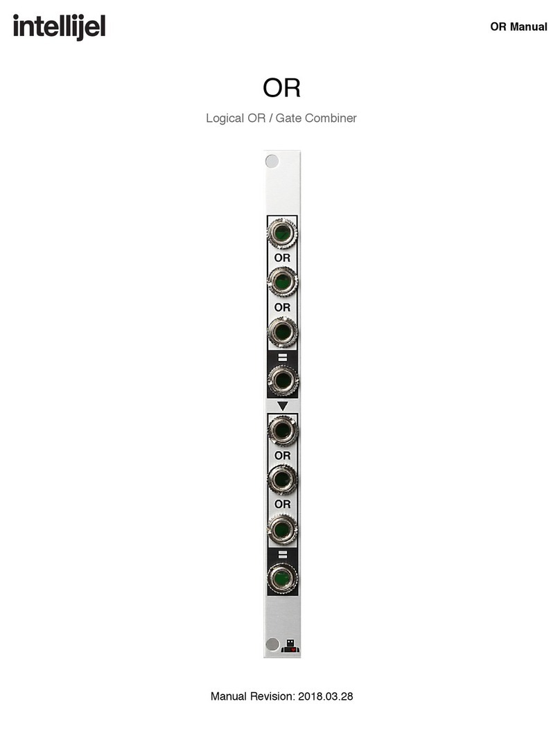 Intellijel OR User manual Intellijel OR User manual