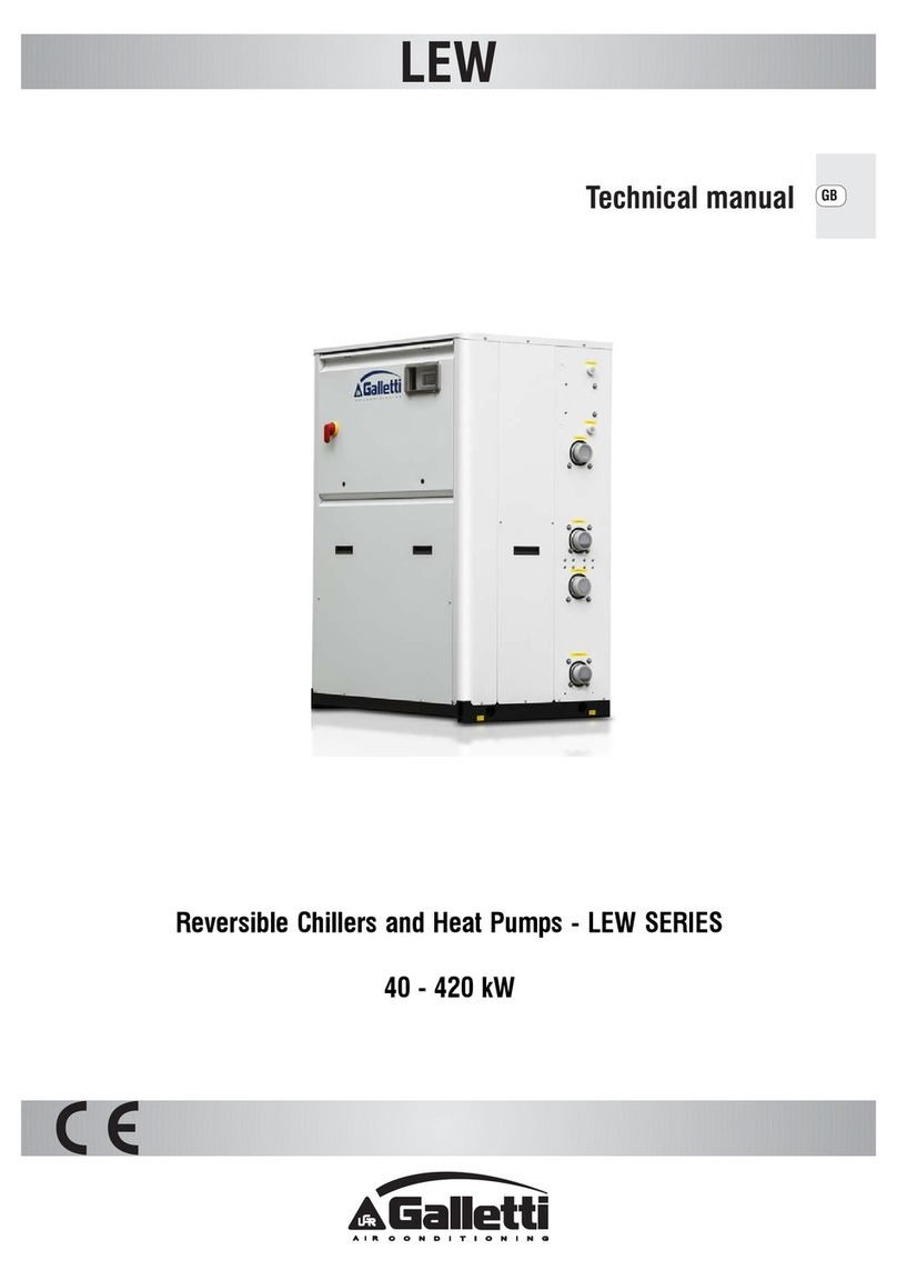 Galletti LEW CD Technical manual