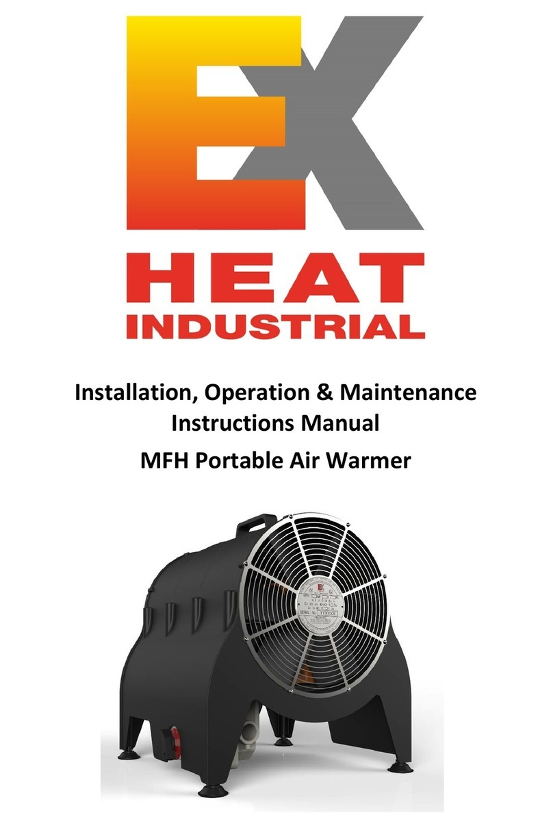 EXHeat MFH T4 Installation, operation & maintenance instructions