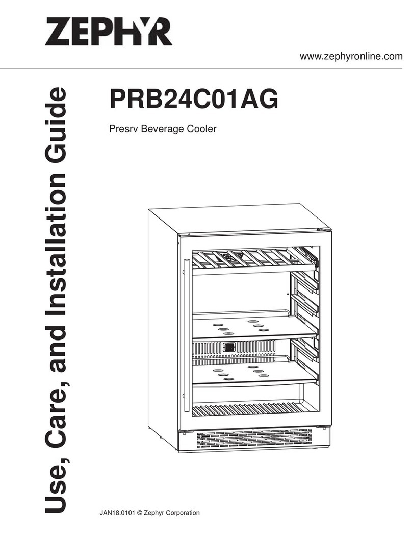 Zephyr Presrv PRB24C01AG Installation guide