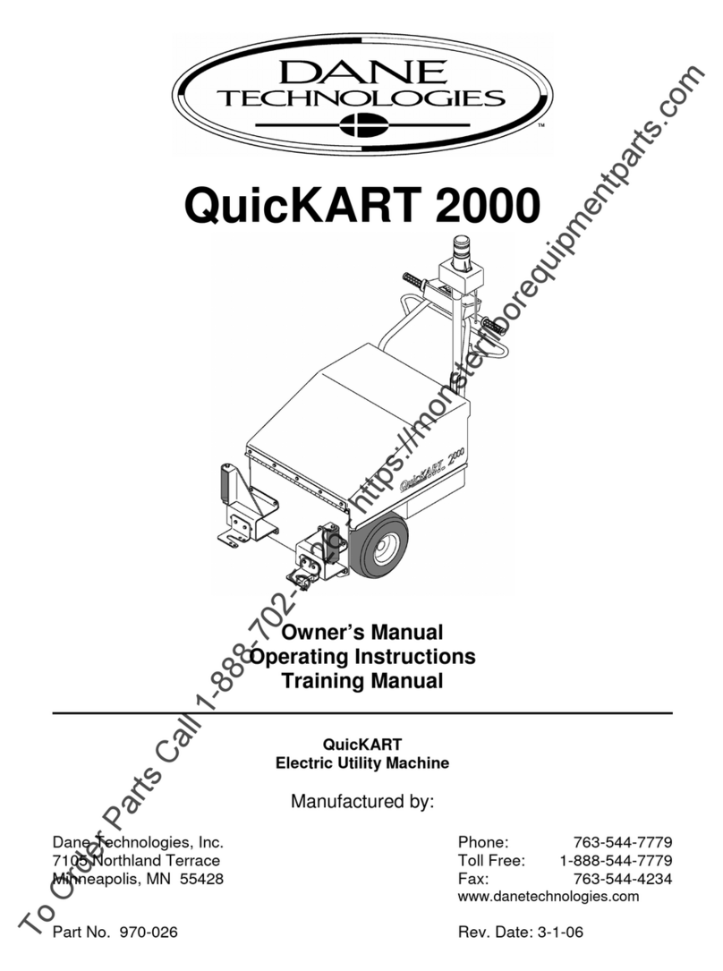 Dane Technologies QuicKART 2000 User manual