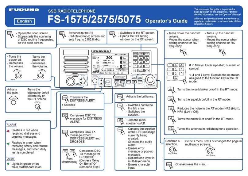 Furuno FS-1575 Manual