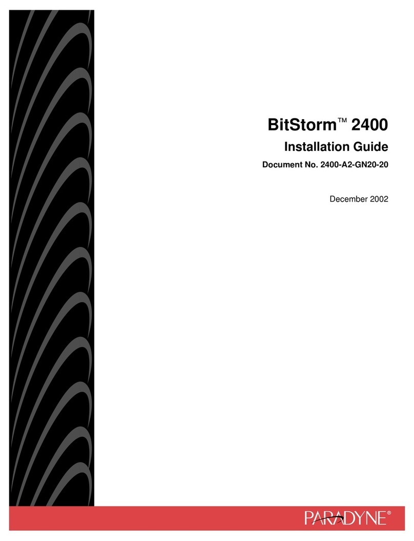 Paradyne BitStorm 2461 User manual