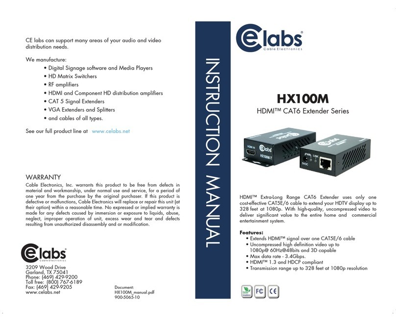 Celabs HX100M User manual