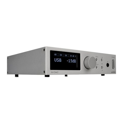 Audiolab M-DAC Service manual
