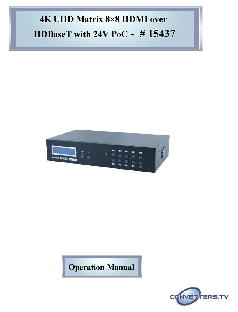 Converters.TV 15437 Operation manual
