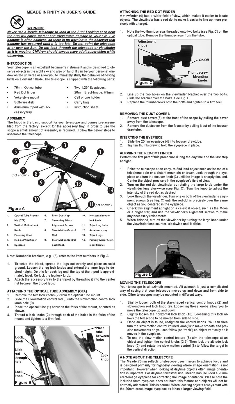 Meade Infinity 76 user guide