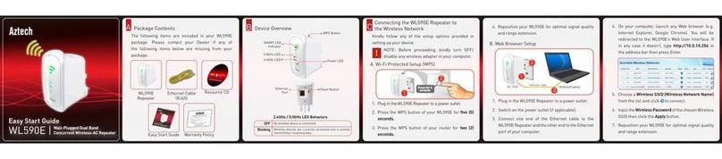 Aztech WL590E Easy start guide