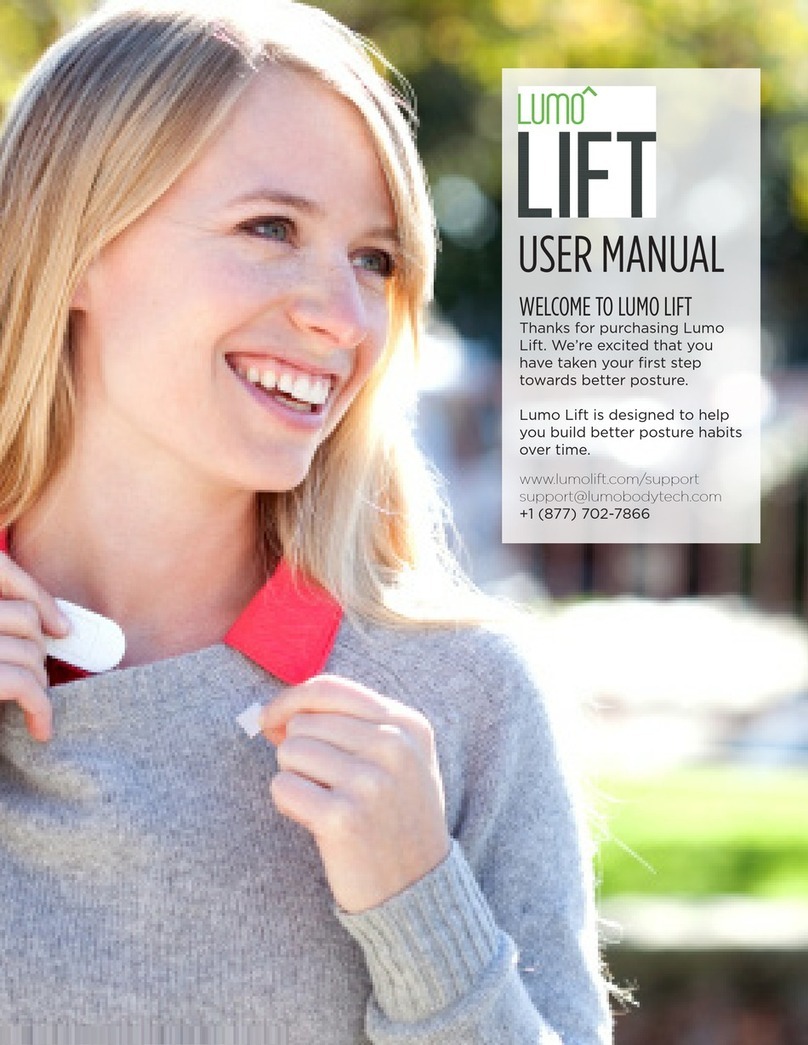 Lumo Lift user manual