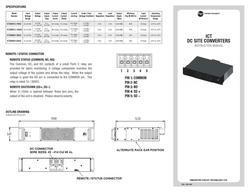 ICT ICT206012-70AI2 instruction manual