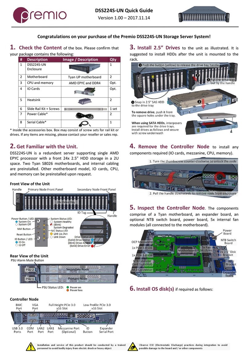 Premio DSS224S-UN User manual