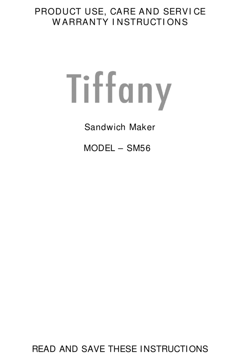 Tiffany SM56 Use and care guide