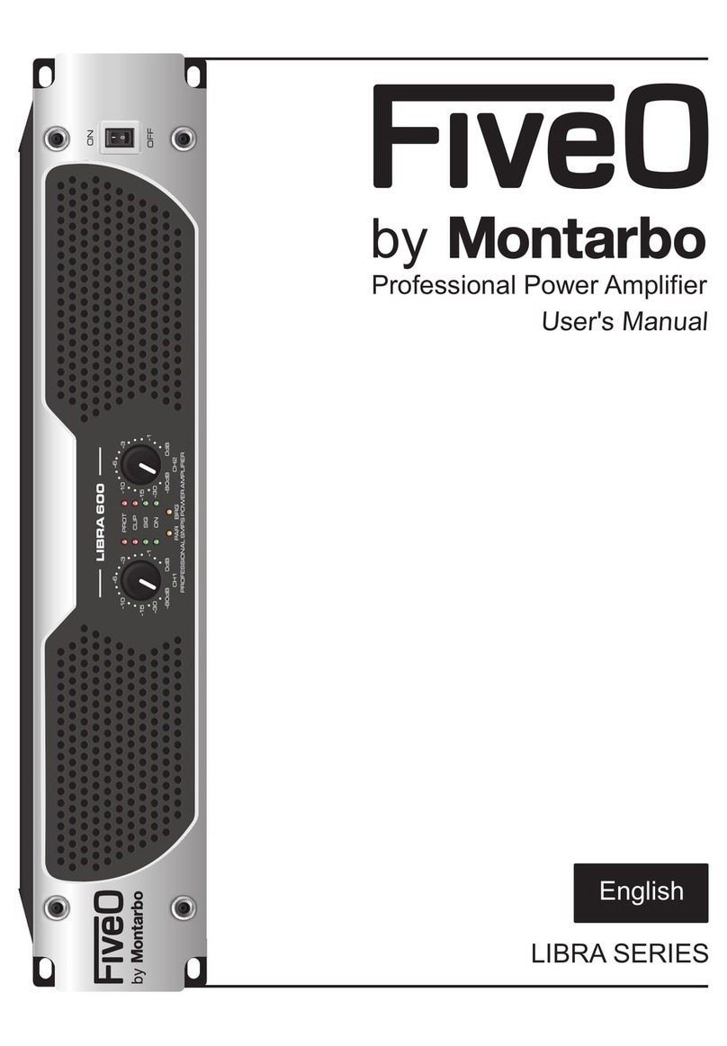 FiveO LIBRA 600 user manual