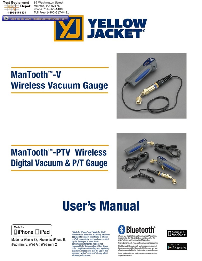 yellow jacket ManTooth-V user manual