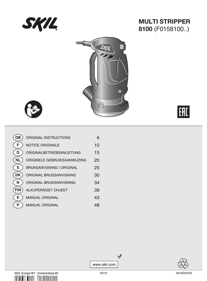 Skil F0158100 Series User manual