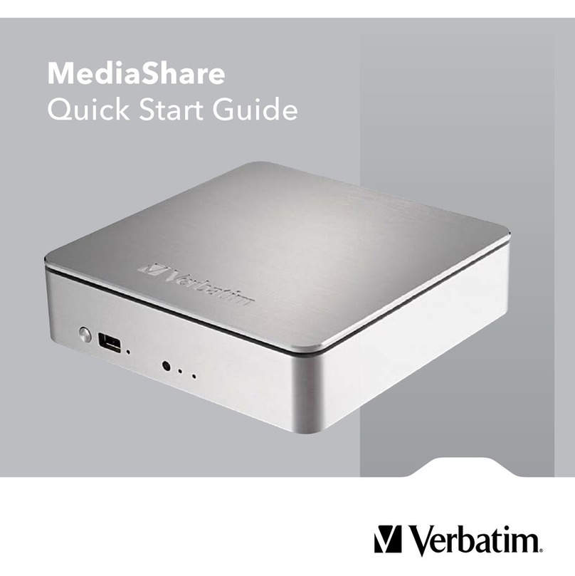 Verbatim MediaShare quick start guide