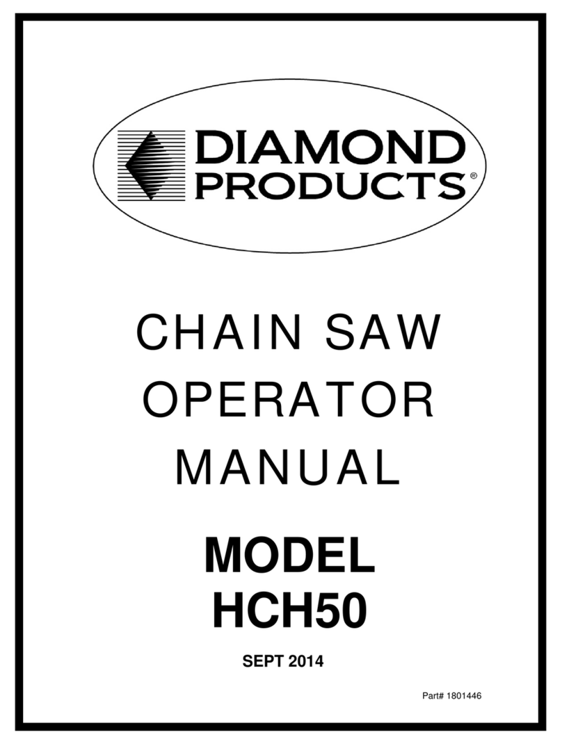 Diamond Products HCH50 Operator's manual