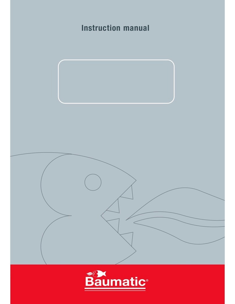Baumatic B900SS-B User manual