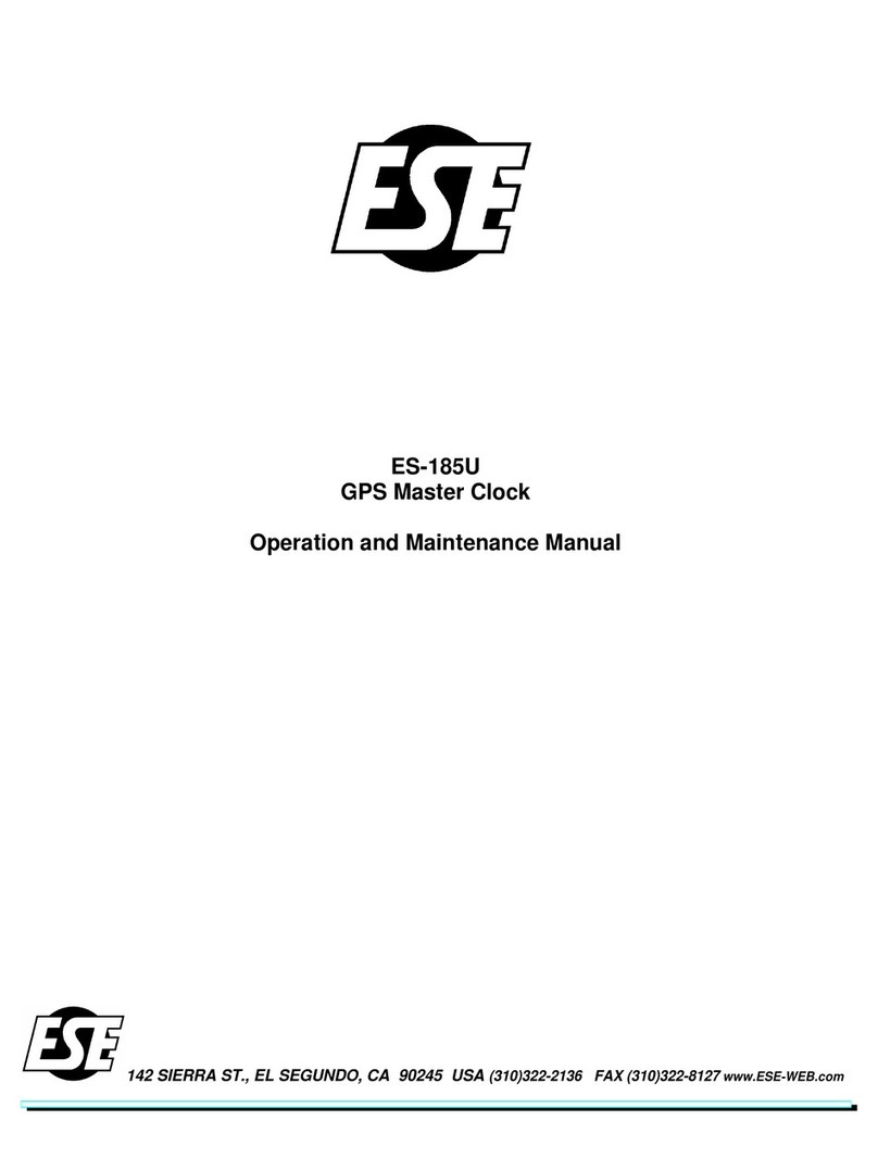 ESE ES-185U User manual