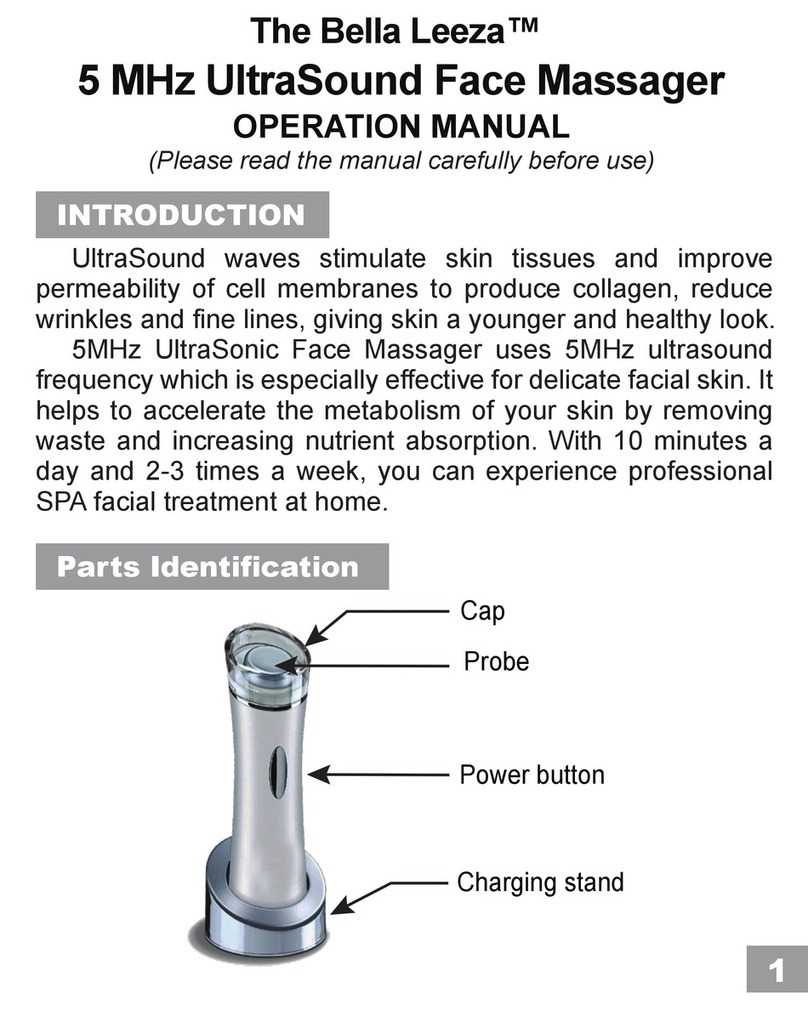 BELLA LEEZA 5MHz UltraSonic Operation manuals