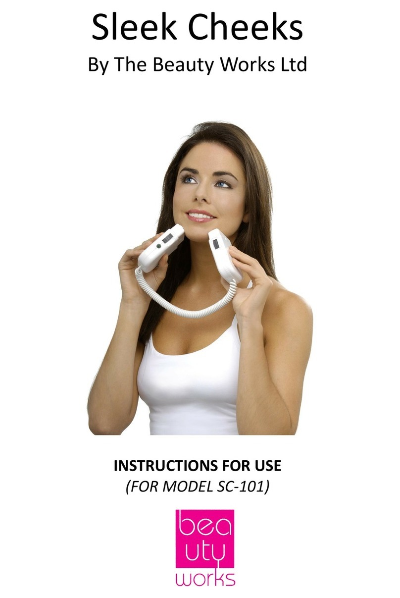 Beauty Works SC-101 Instructions for use