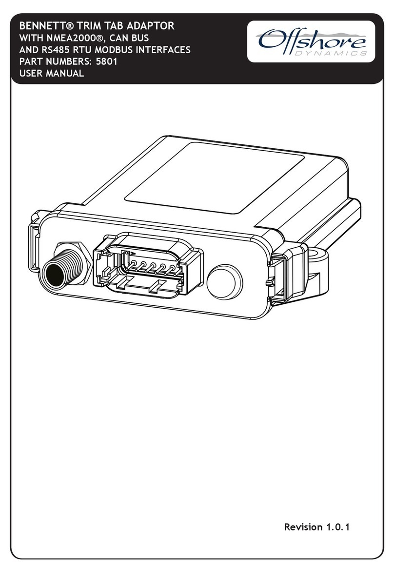 Offshore 5801 User manual