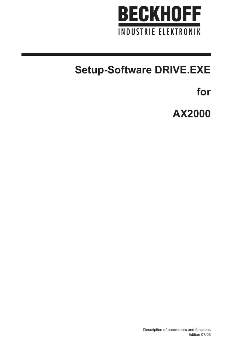 Beckhoff AX2000 User guide