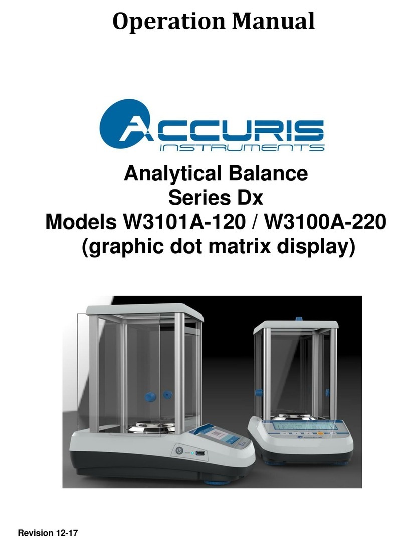 Accuris W3101A-120 Operation manuals
