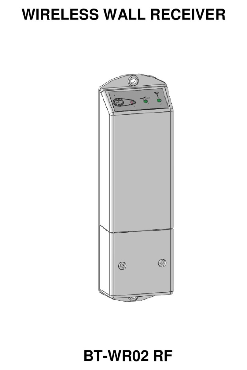Watts Industries BT-WR02 RF User manual