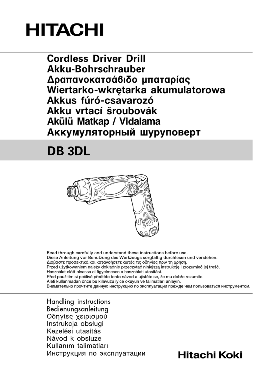 Hitachi DB3DL User manual