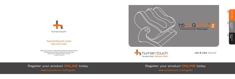 Human Touch CirQlation 2 Use & care manual