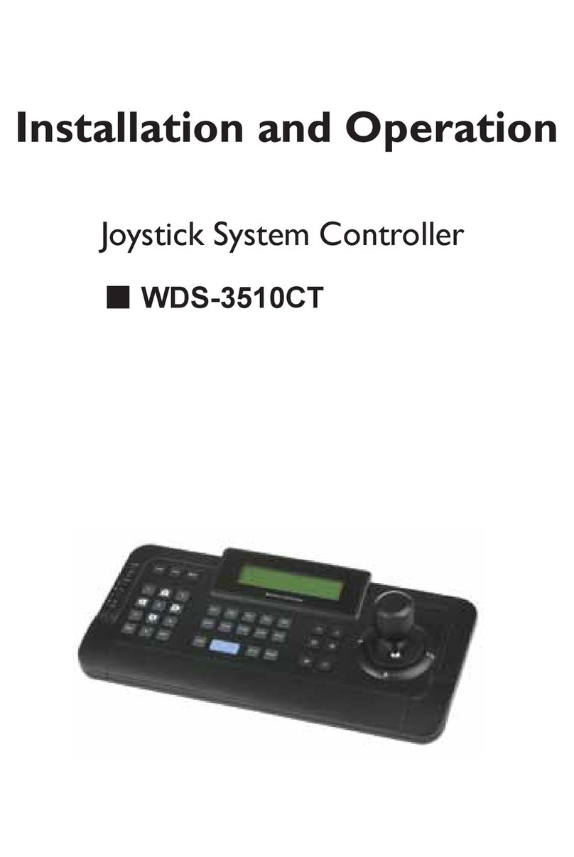 Weldex WDS-3510CT Installation and operation