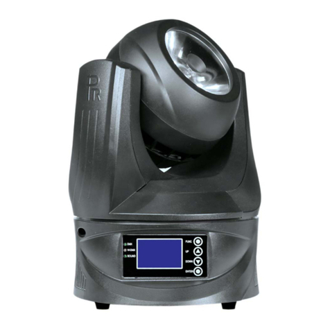 PR Lighting XLED 300 Beam user manual
