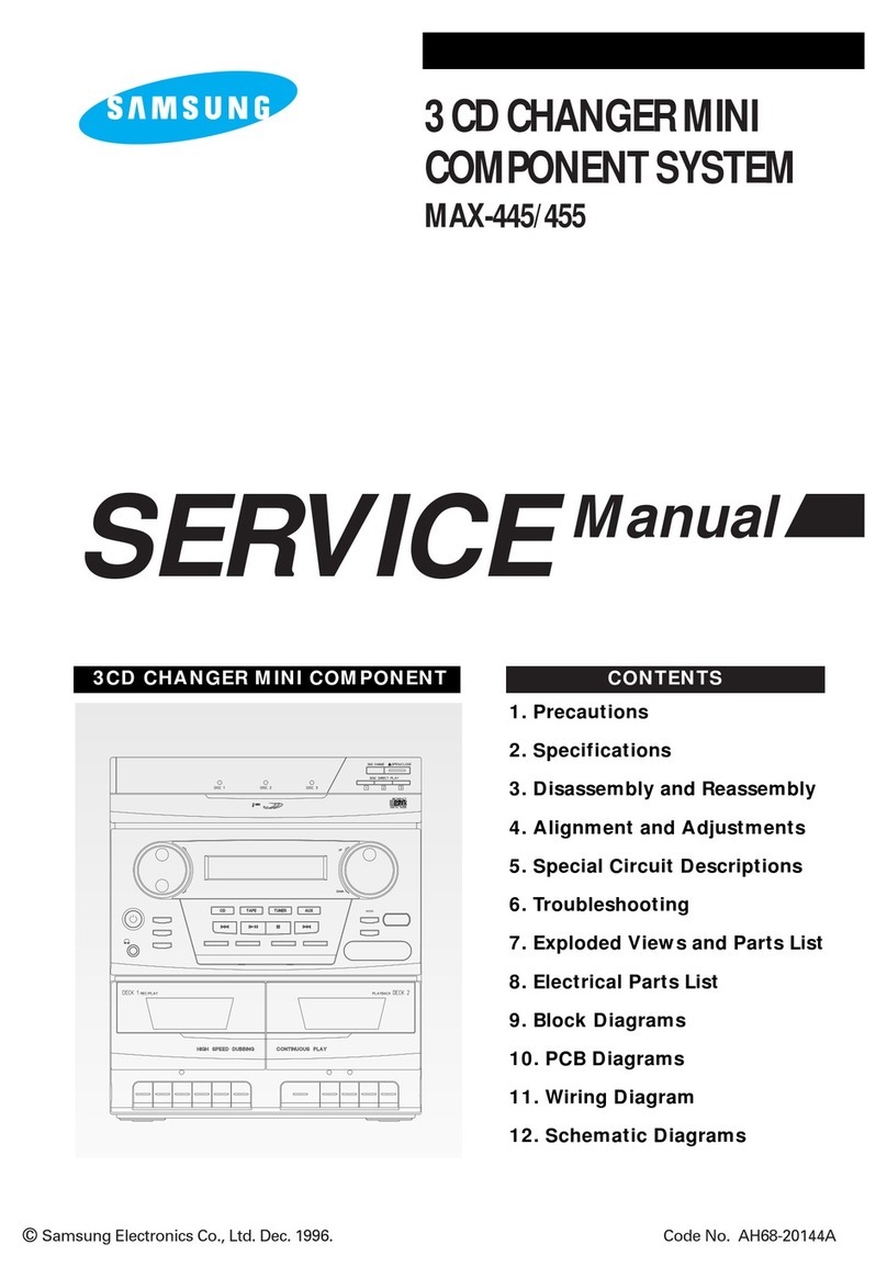 Samsung MAX-445 Service manual